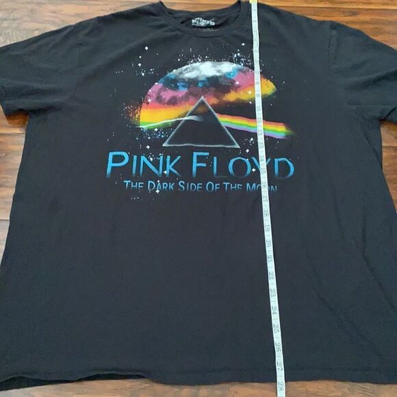 Pink Floyd Faded Black The Dark Side Of The Moon Graphic Shirt - Picture 6 of 8
